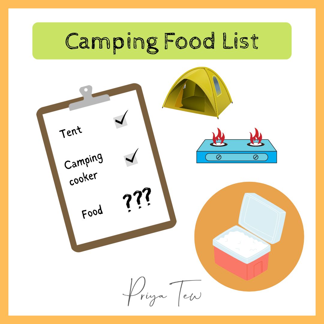 Camping food checklist